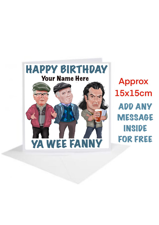 Ya Wee Fanny still Game auld pals birthday cards-Birthday cards