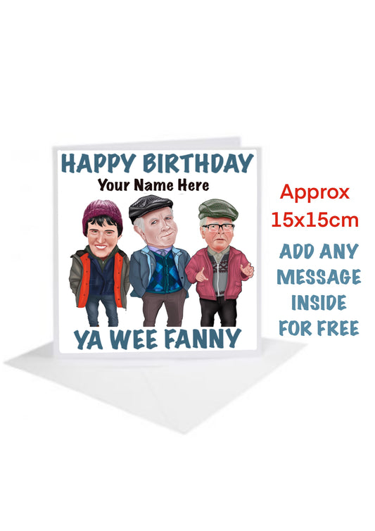 Ya Wee Fanny still Game auld pals birthday cards-Birthday cards