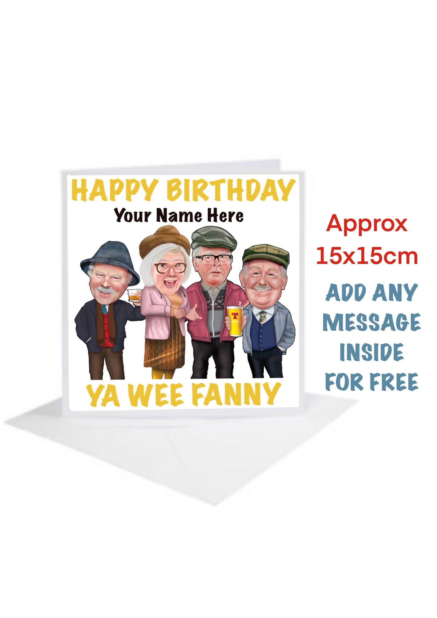 Ya Wee Fanny still Game auld pals birthday cards-Birthday cards