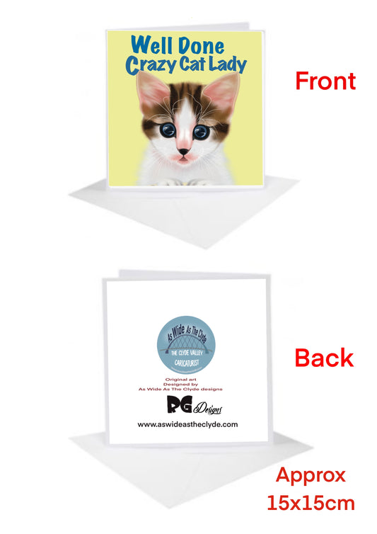 Well Done Cat Cards-Cards Pets-Pets