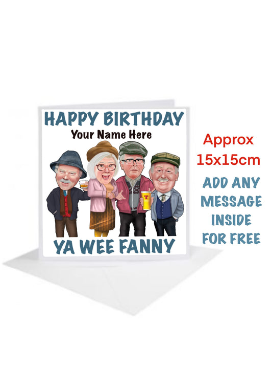 Ya Wee Fanny still Game auld pals birthday cards-Birthday cards