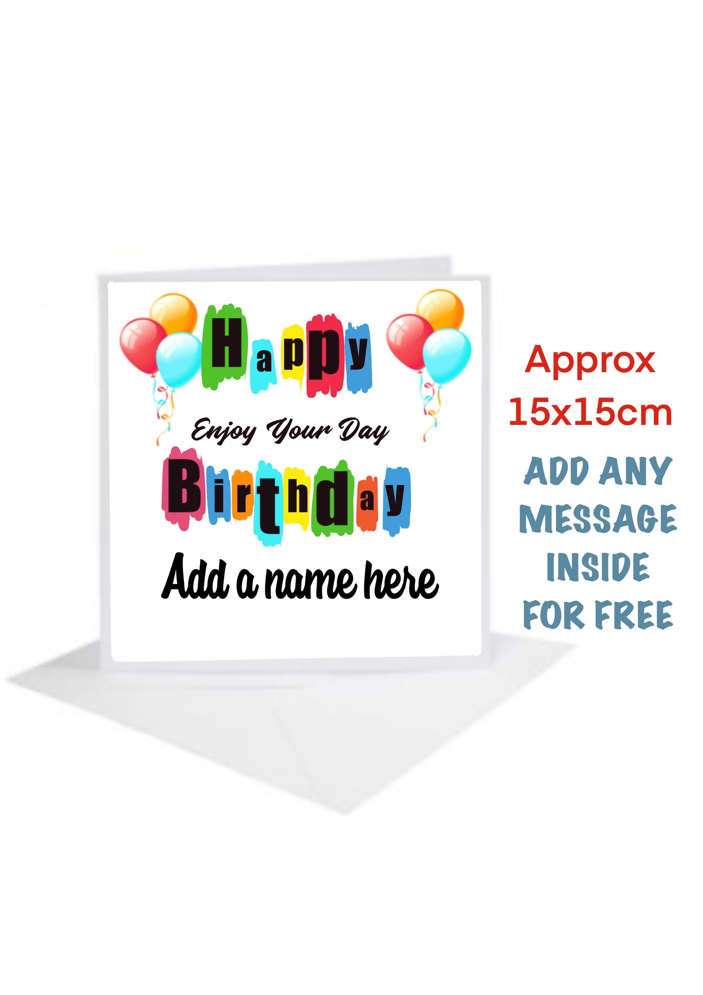 Birthday Cards-Cards add a name and message for Free