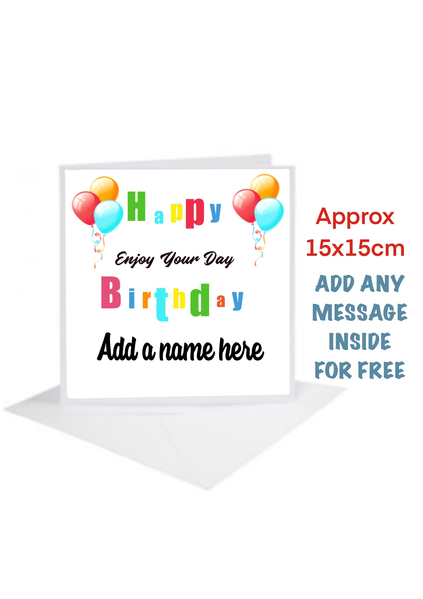 Birthday Cards-Cards add a name and message for Free