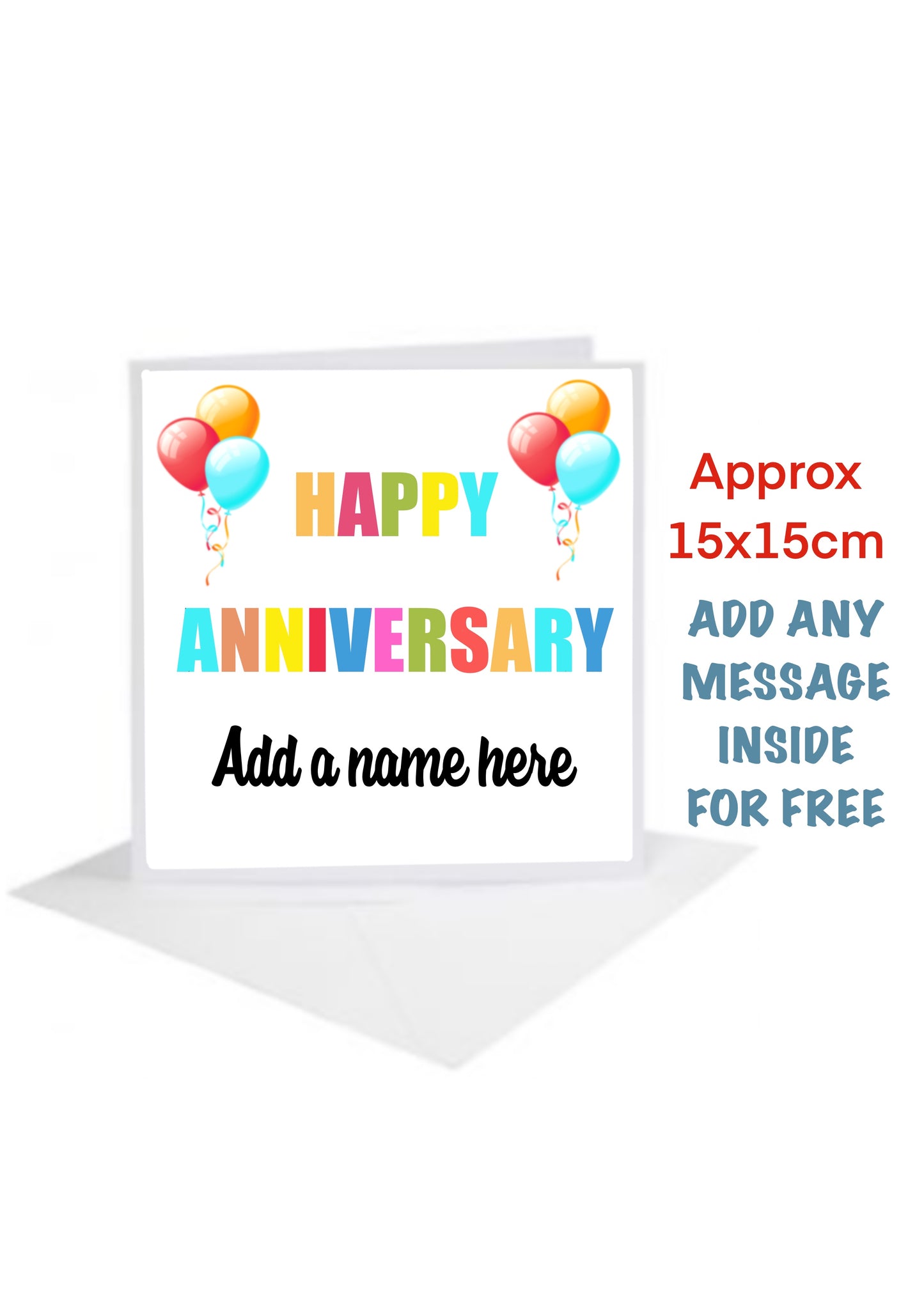 Anniversary  Cards-Cards add a name and message for Free