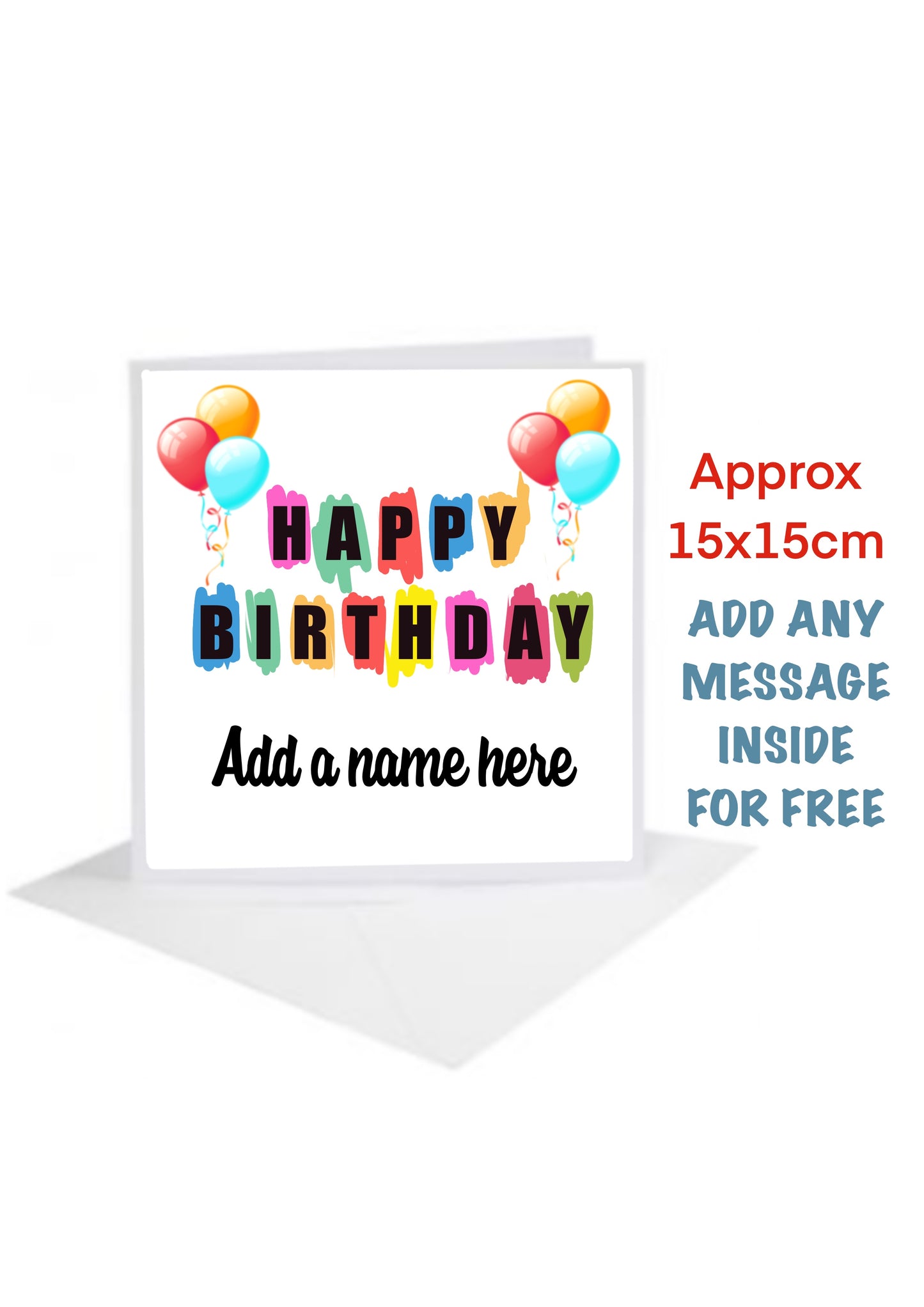 Birthday Cards-Cards add a name and message for Free