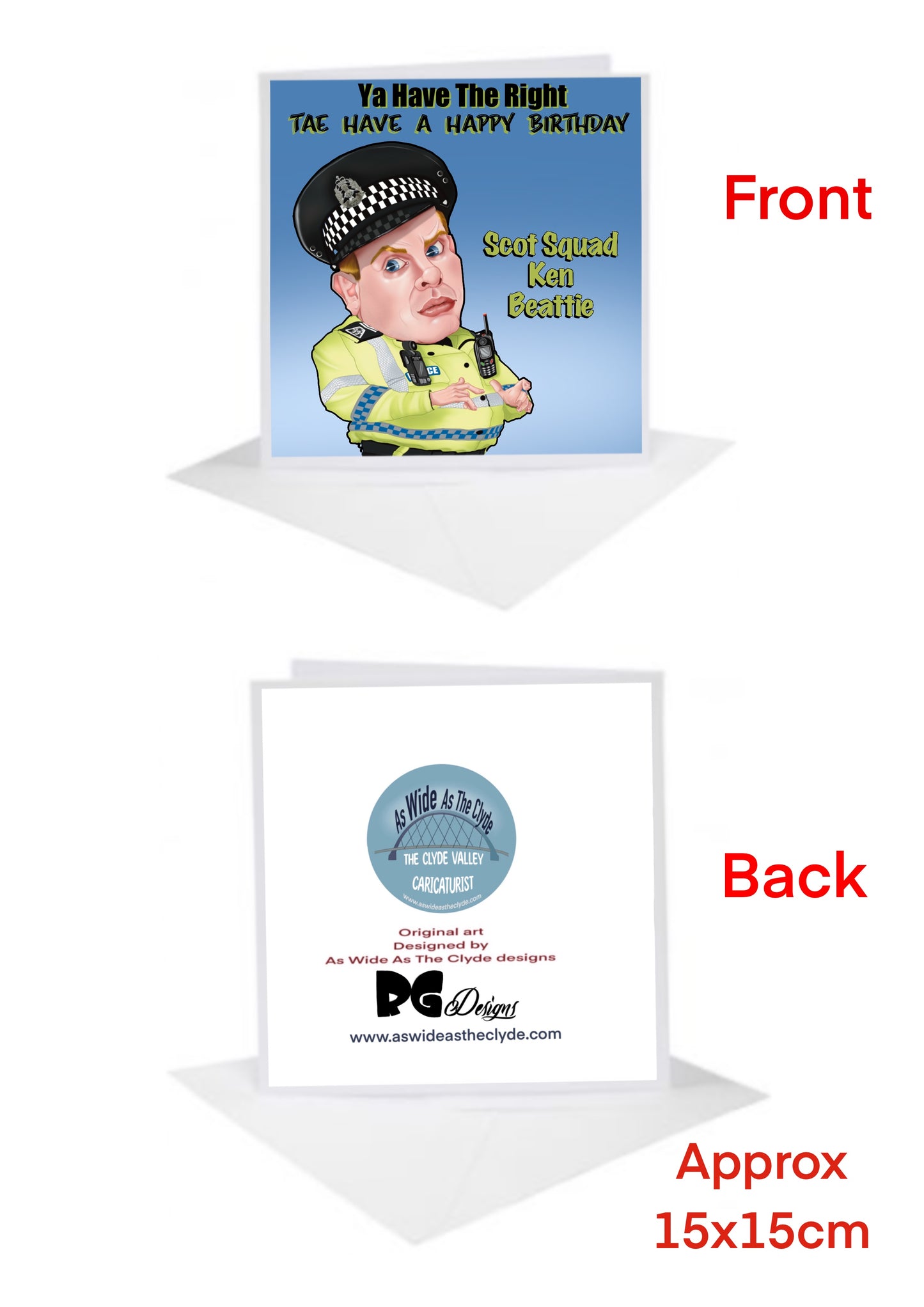 Scot Squad Ken Beattie Birthday Cards-Cards