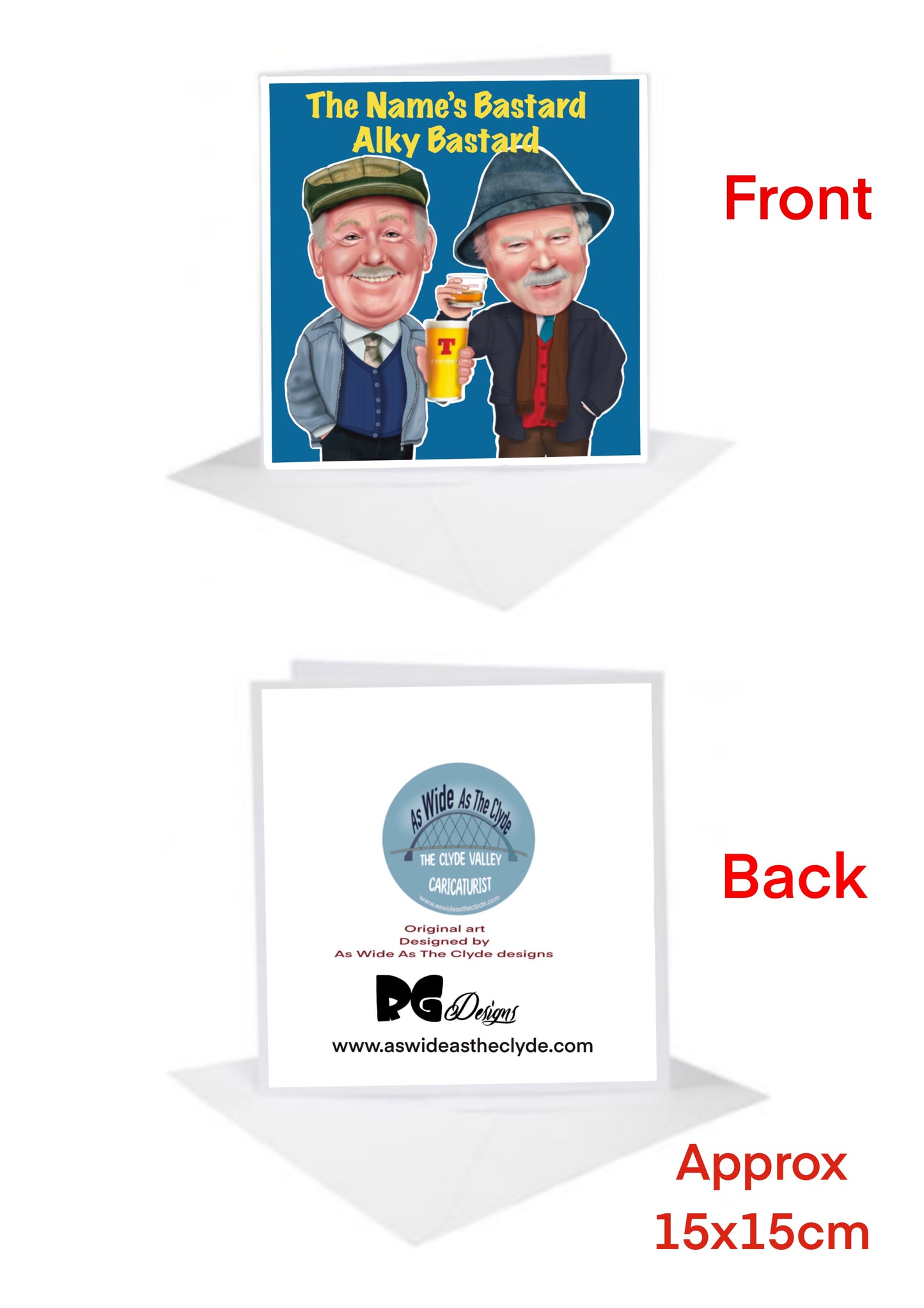 Still Game Jack and Victor cards-Cards