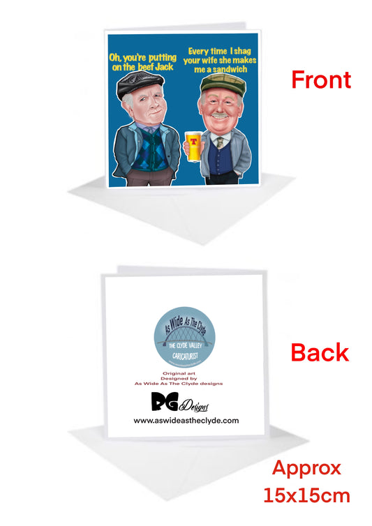 Still Game Cards-Cards tam Mullen and Jack Jarvis esq