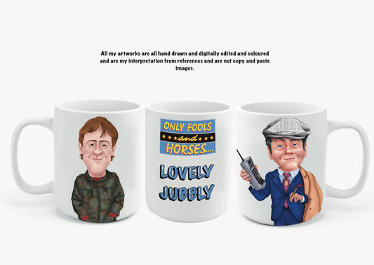 Only Fools And Horses Mugs Del Boy & Rodney #thetrotters #aswideastheclyde