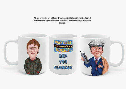 Only Fools And Horses Mugs Del Boy & Rodney to dad   #thetrotters #aswideastheclyde