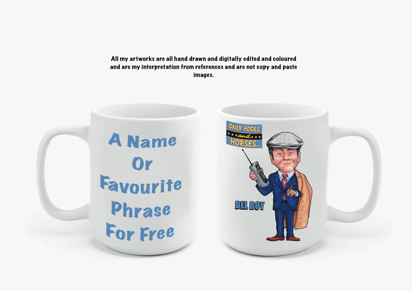 Only Fools And Horses Mugs Del Boy #thetrotters #aswideastheclyde
