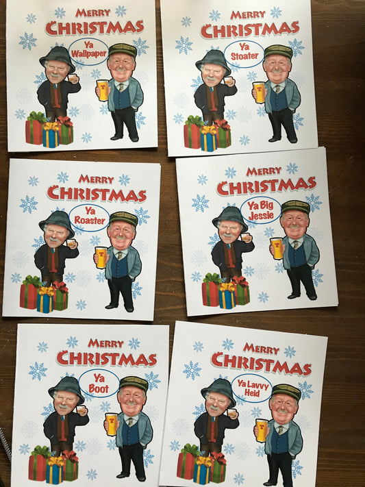 6 x Christmas cards-Cards Xmas Sale Items-Sale Items