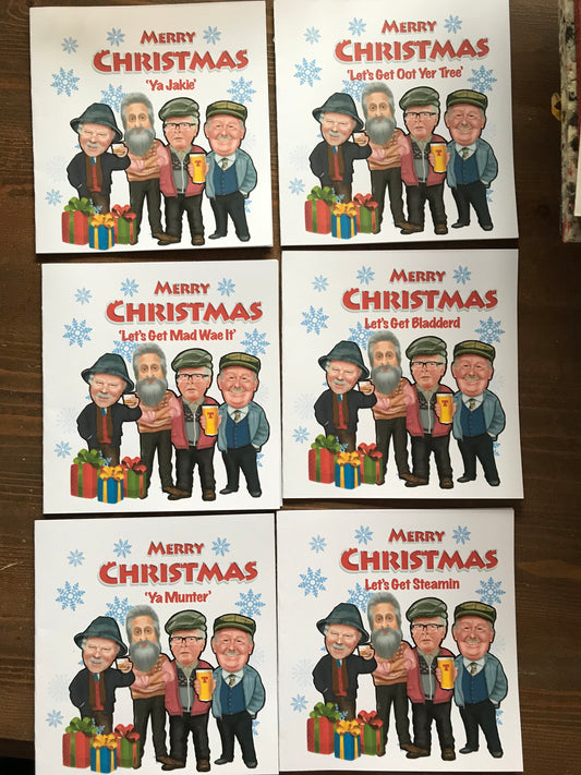 6 x Christmas Cards-Cards xxxx Sale items-Sale Items