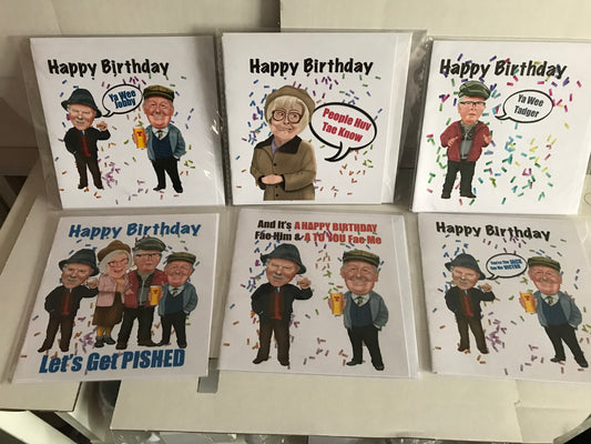 6 x Still Game Birthdays Cards-Birthday Cards Sale Items-Sale Items