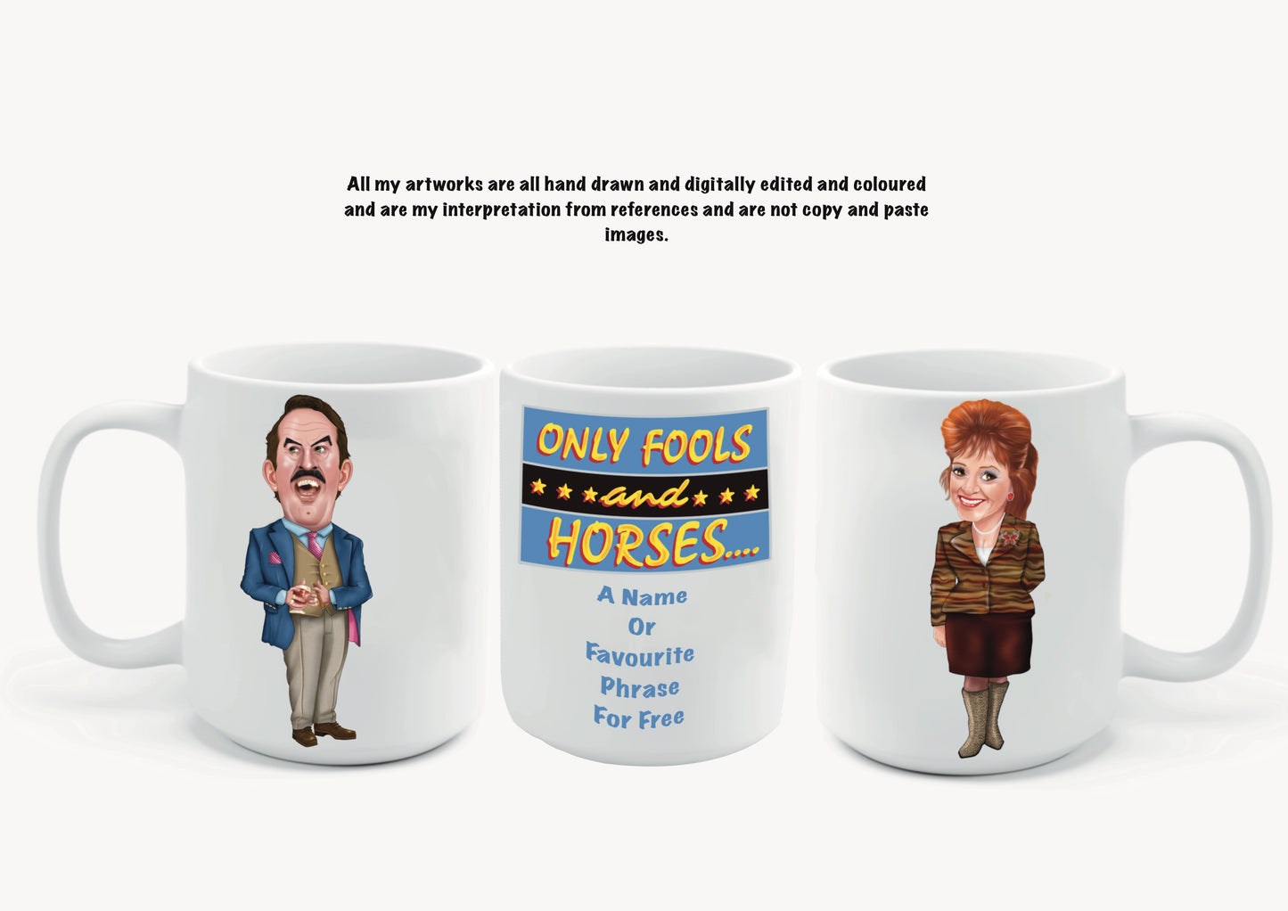 Only Fools And Horses Mugs Marlene and Boycie #aswideastheclyde