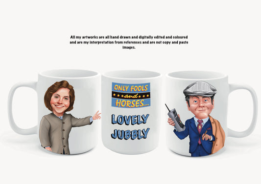 Only Fools And Horses Mugs Mr and Mrs Trotter  #thetrotters #aswideastheclyde