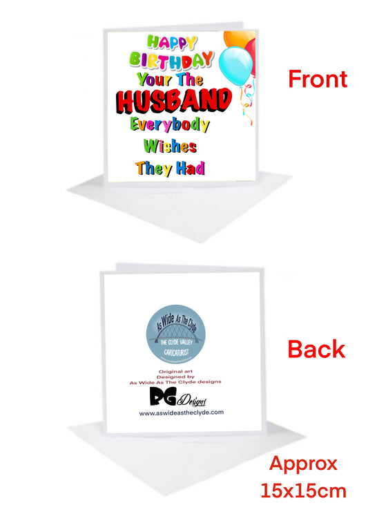 Happy Birthday Husband Cards