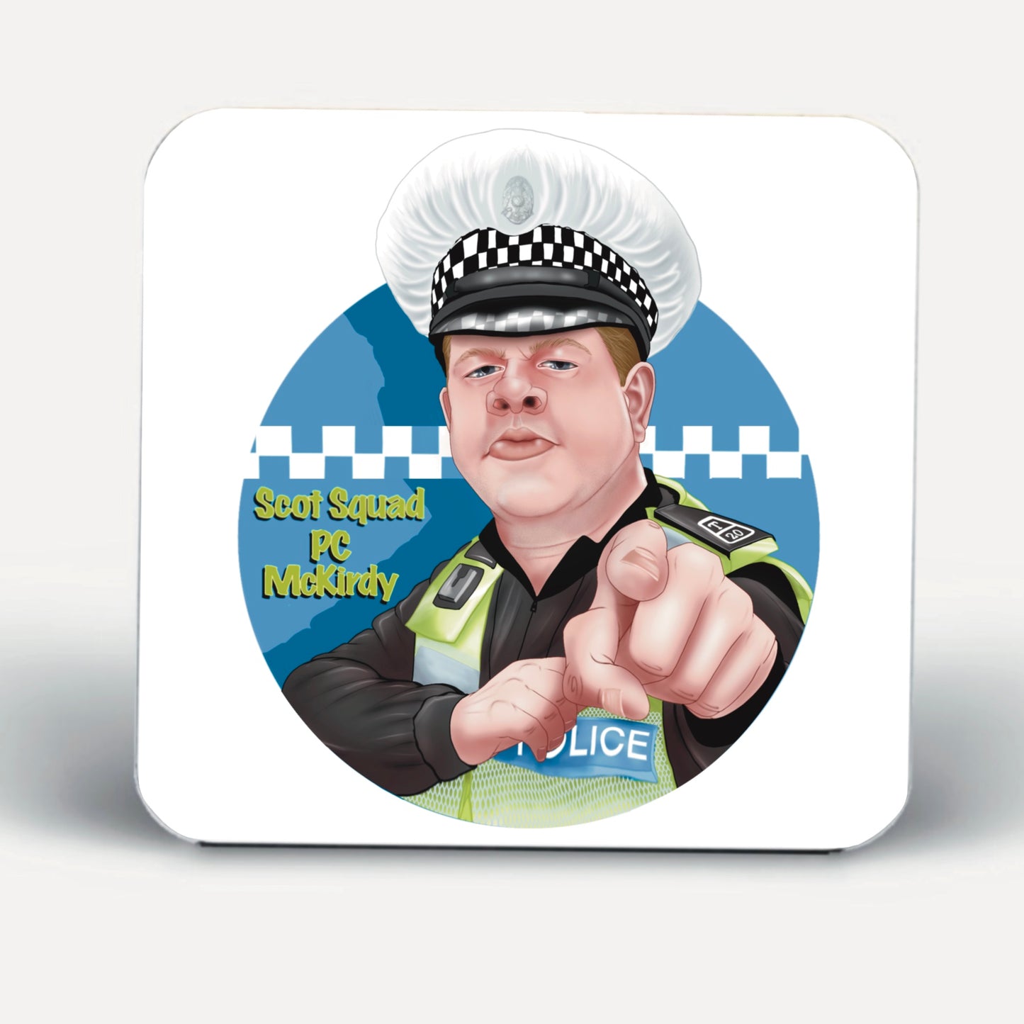 Scot Squad Coasters-Coasters PC McKirdy