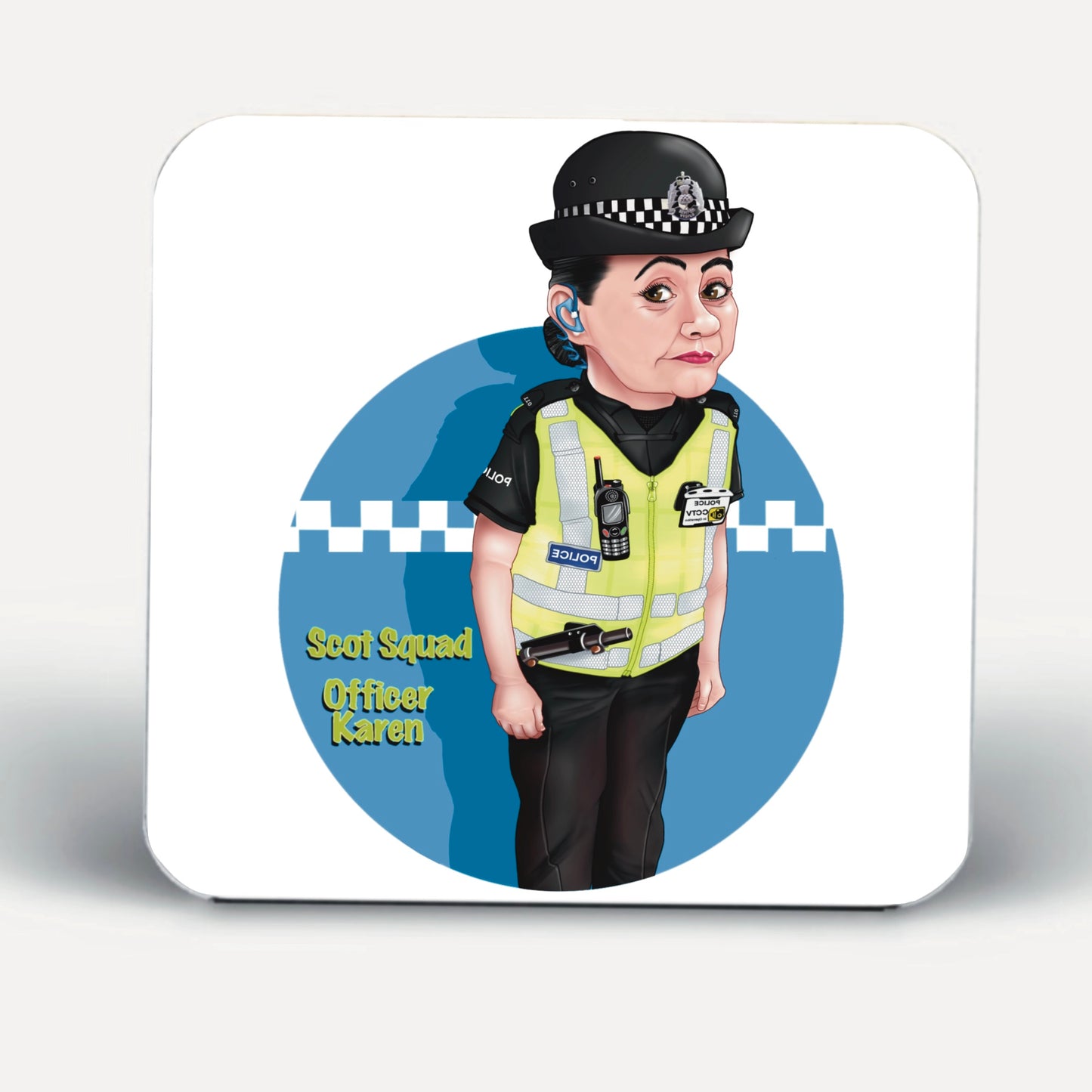 Scot Squad Coasters-Coasters Officer Karen