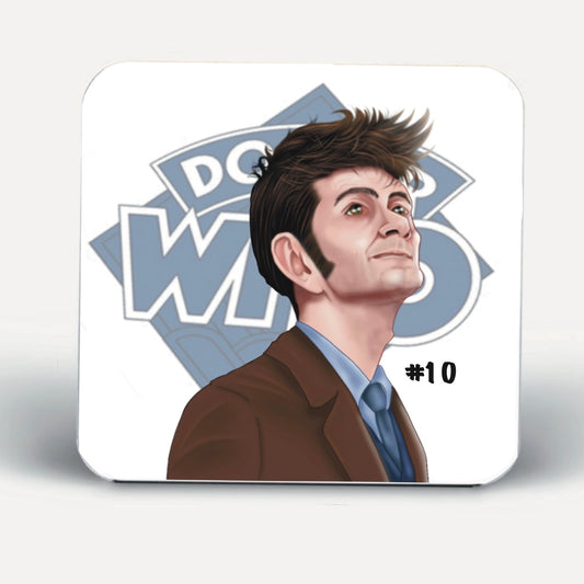 David Tennent Dr Who Coasters-Coasters