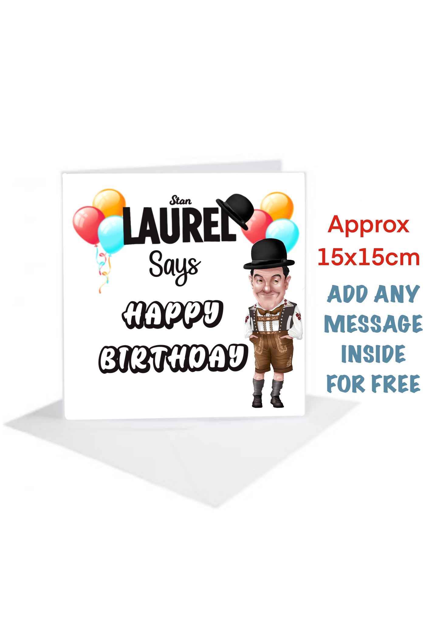 Stan Laurel Cards-Cards Laurel and Hardy Birthday Cards