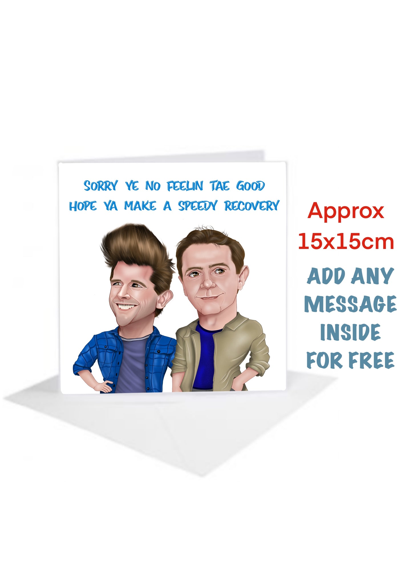 Two Doors Down Cards-Cards get a speedy recovery Gordon And Ian