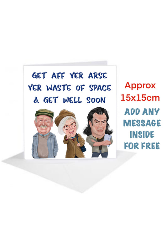 Still Game Cards-Cards get Aff yer ass boaby isa Jack