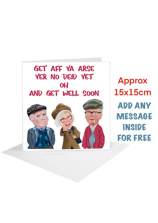 Still Game get well soon Cards-Cards Still Game Isa Auld Pals auldpals