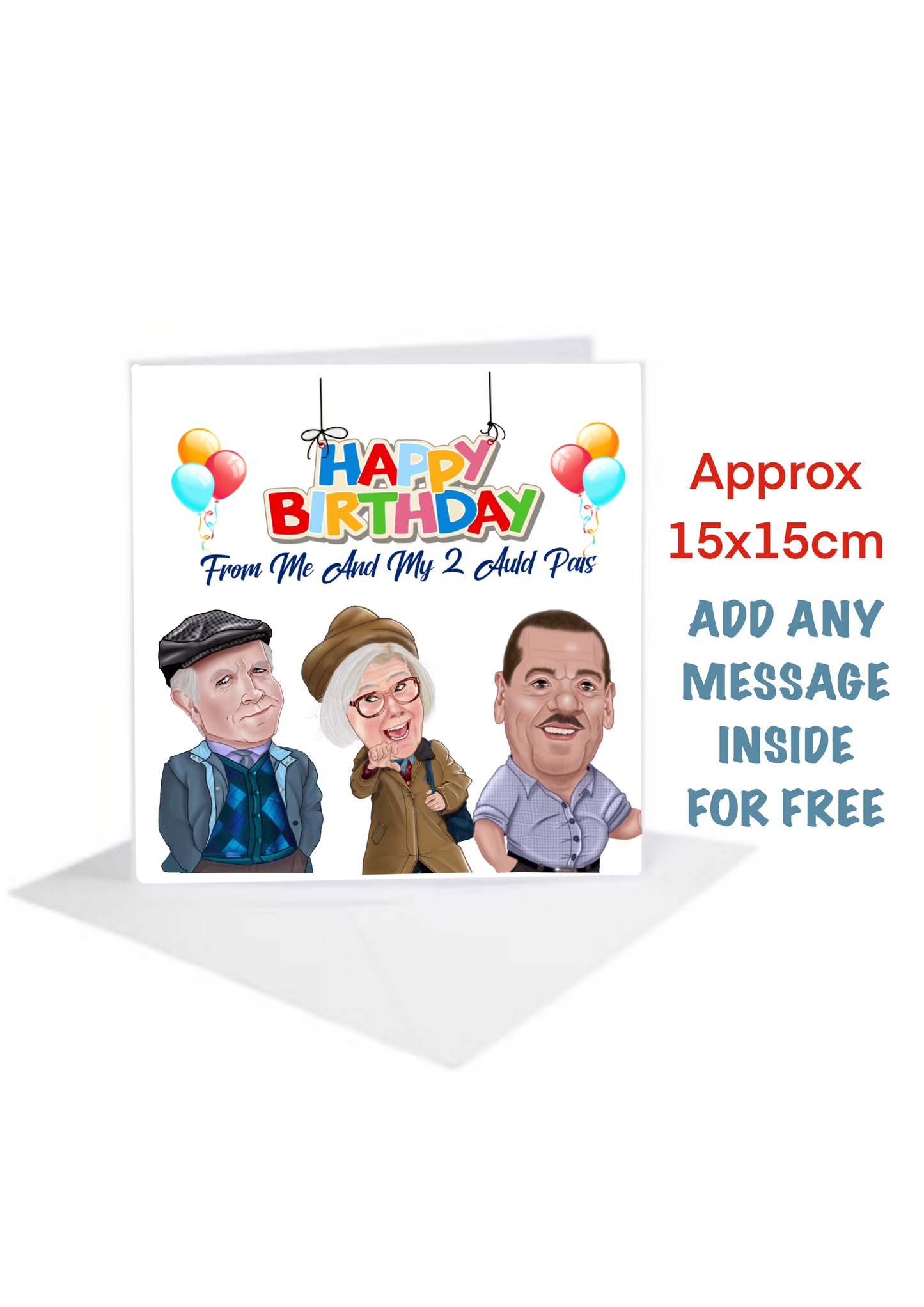 Still Game Birthday Cards-Cards isa and her 2 old pals