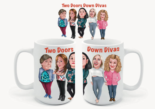 Two Doors Down Mugs-Mugs Divas