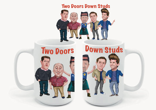 Set 3 Mugs-Mugs Two Doors Down Mugs special offer