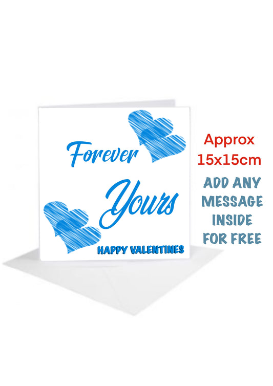 Valentines Cards-Cards Blue for him