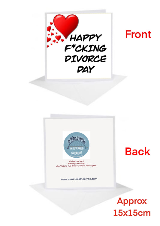 Happy Fucking Divorce Day Cards-Cards