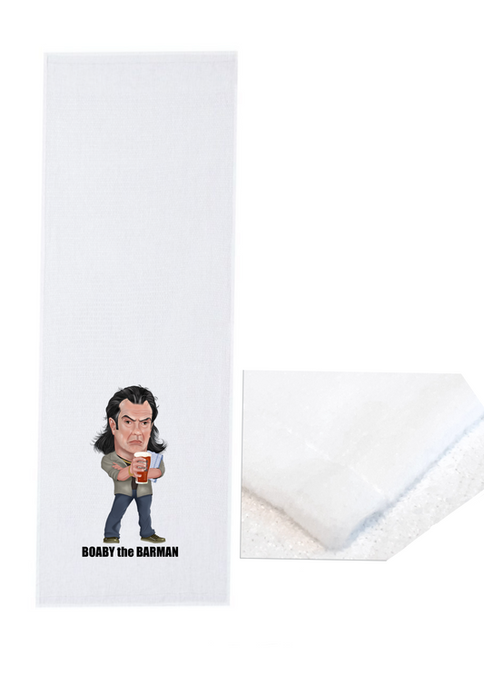 Still Game Sports Towels-Towels Boaby the Barman