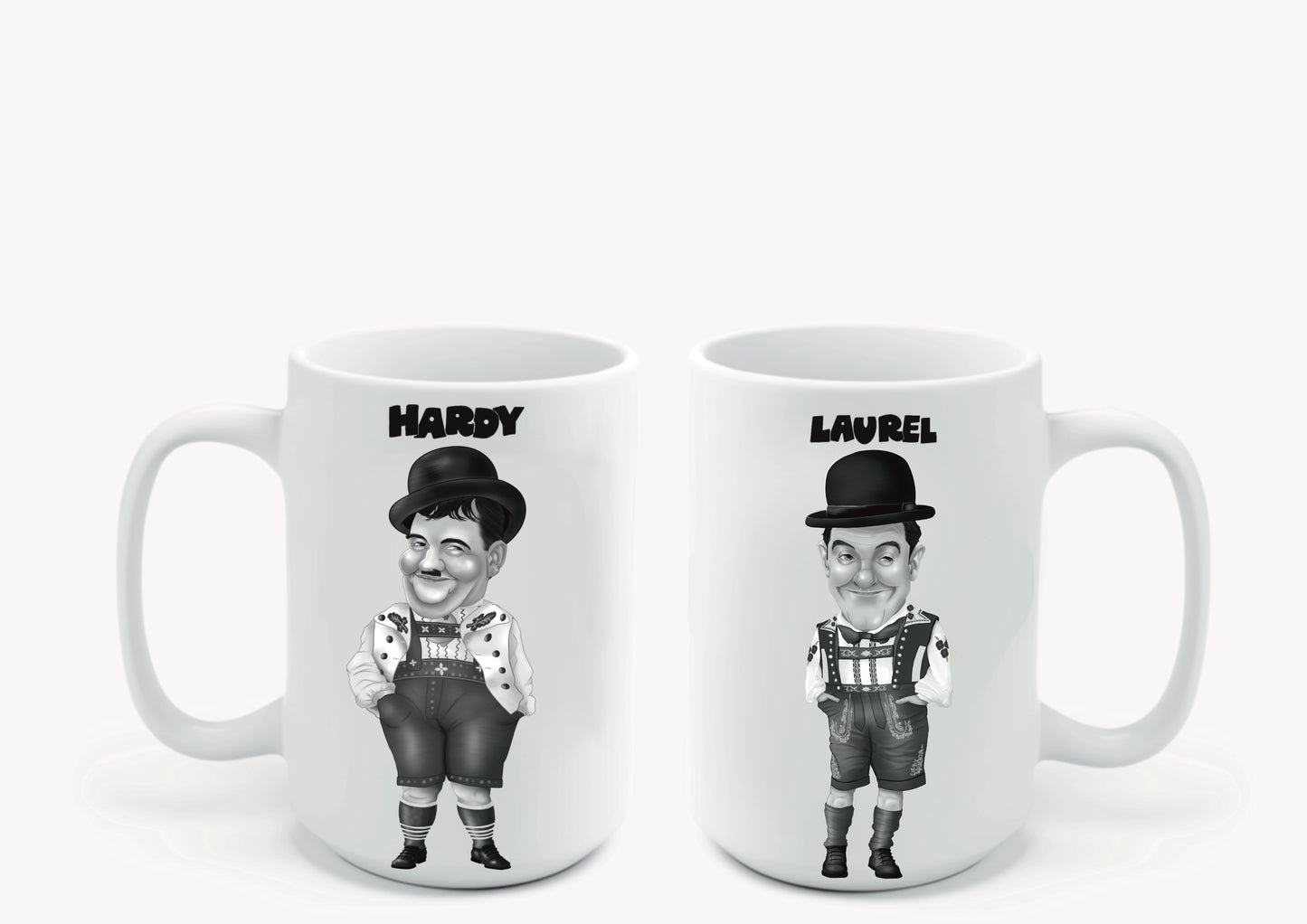 Laurel and Hardy Mugs-Mugs