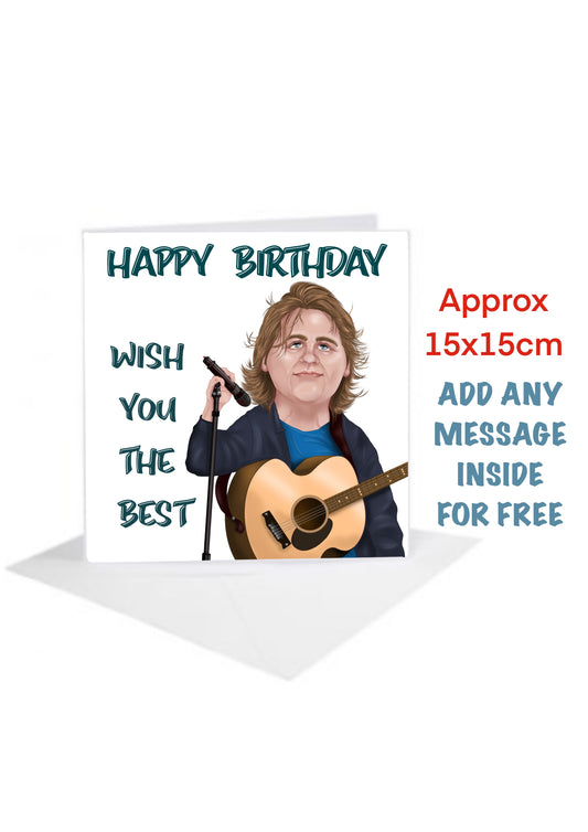 Lewis Capaldi Birthday Cards-Cards