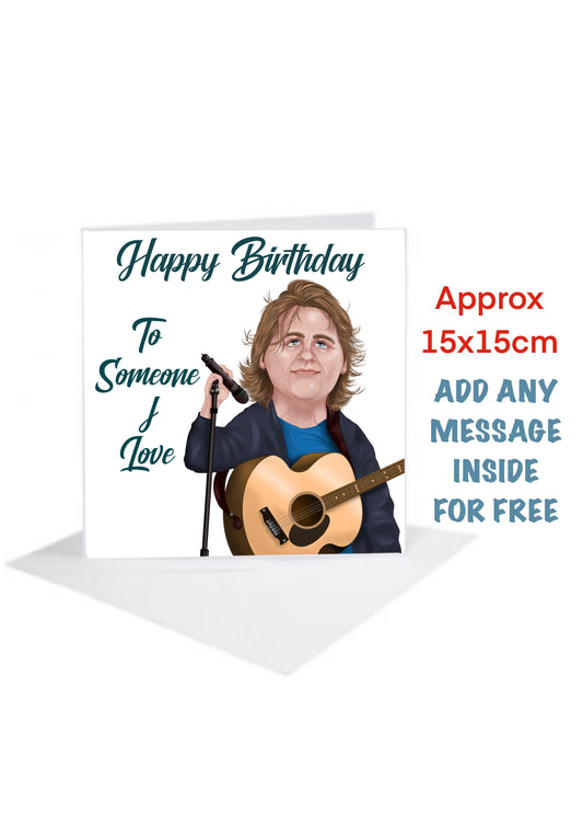 Lewis Capaldi Birthday Cards-Cards