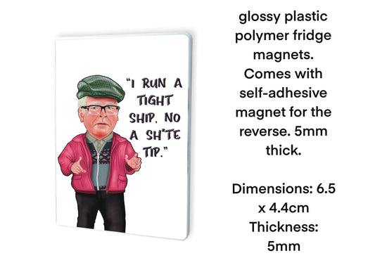 Still Game Fridge Magnets-Magnets Winston Tight Ship