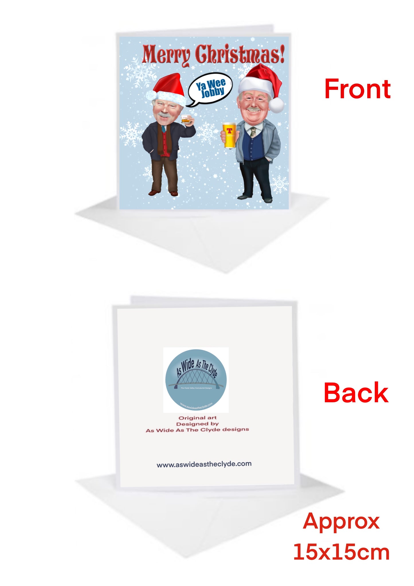 10 x Christmas Cards-Cards still game auld pals Sale Items-Sale Items