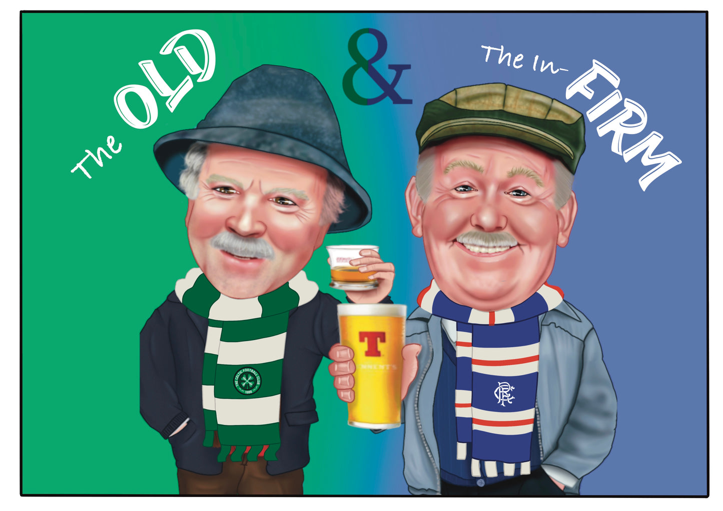 Still Game A4 print jack and victor Auld Pals the old and the infirm