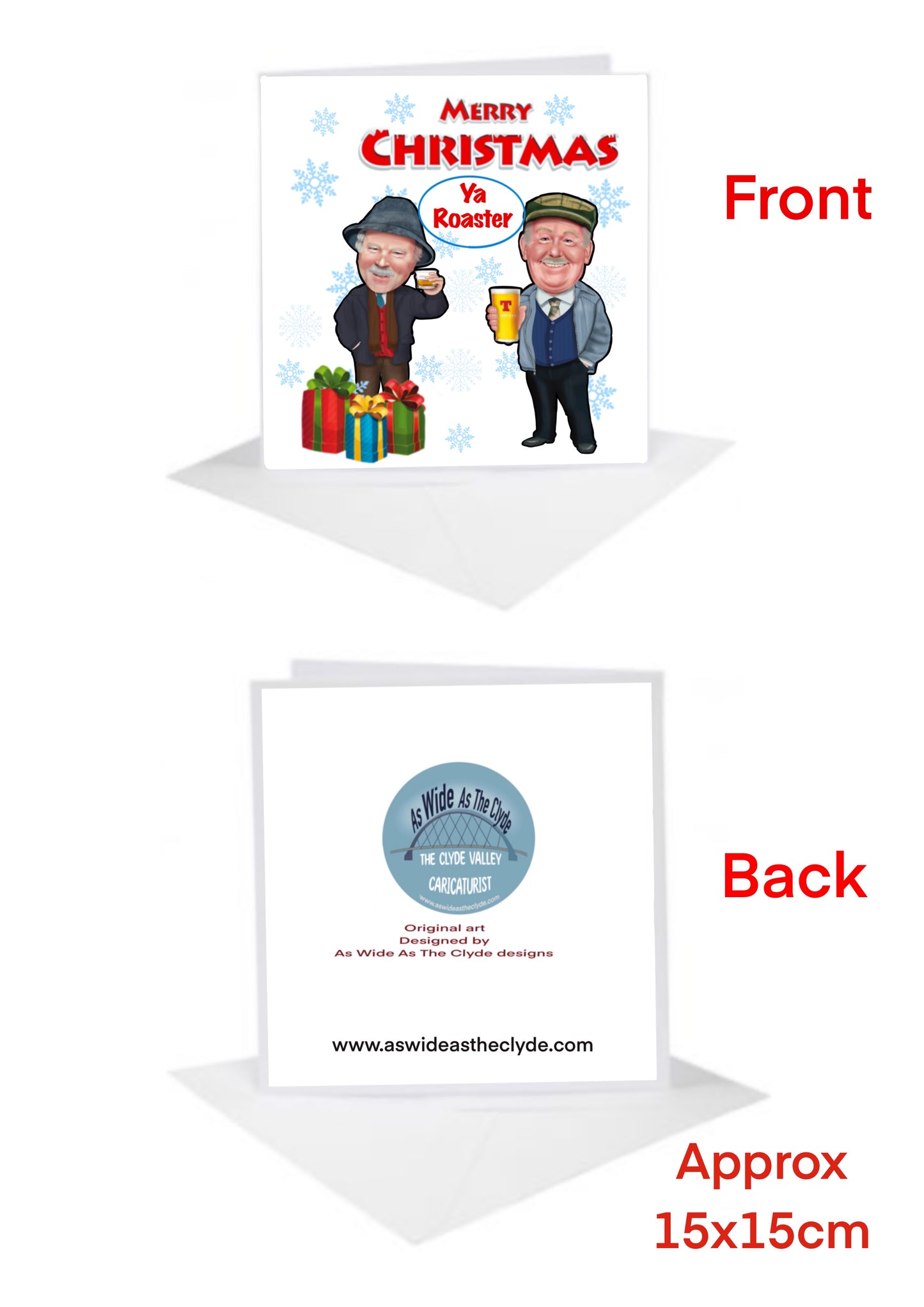 10 x Christmas Cards-Cards still game auld pals Sale Items-Sale Items