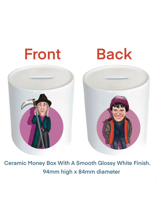 Still Game Money Boxes Grimm Reaper and Methodone Mick