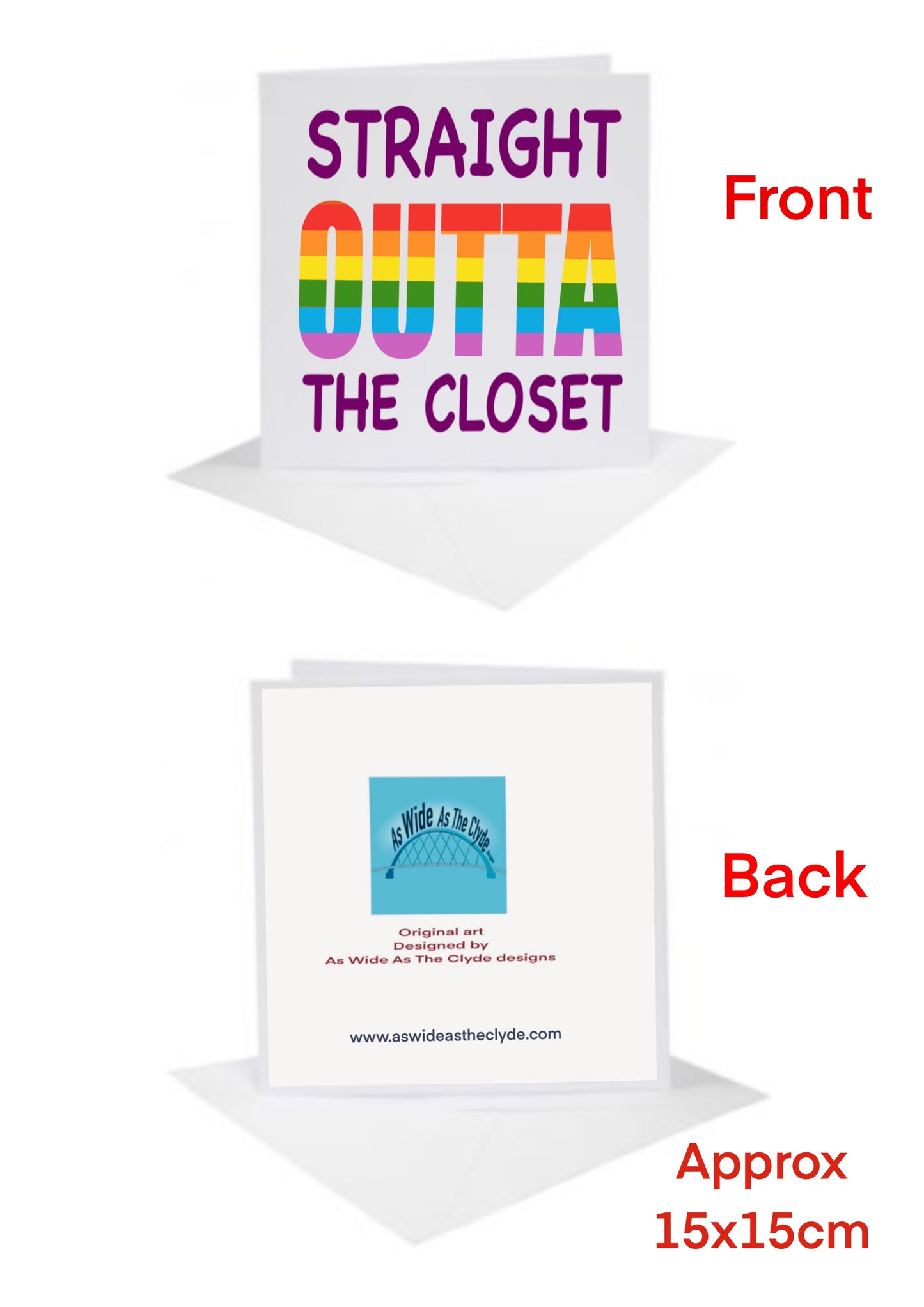 LGBT - Straight outta the closet - cards